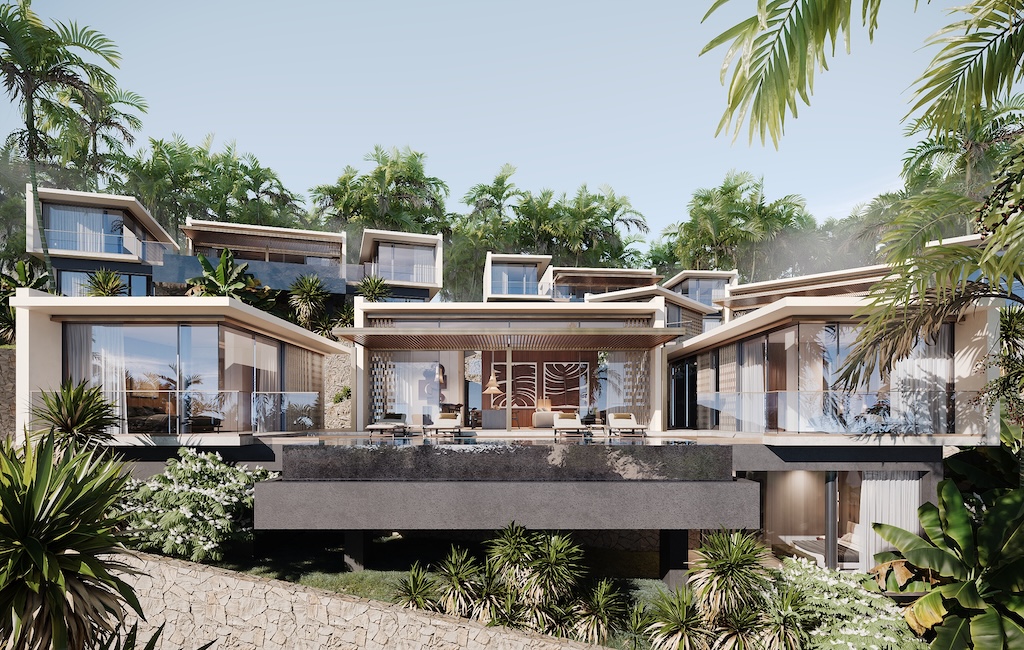 Modern Sea View Koh Phangan Villas Exterior