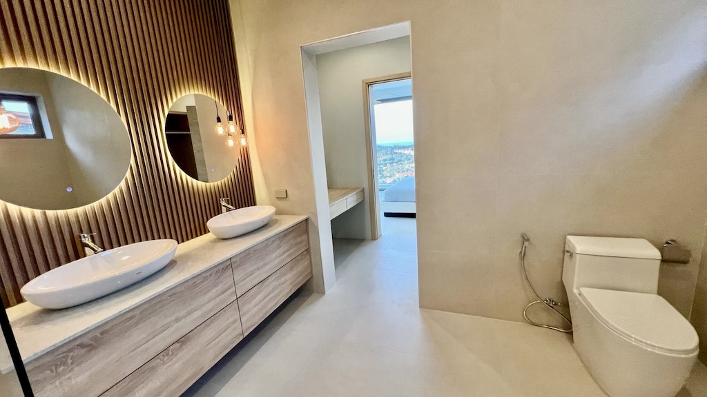 Modern Sea View Villa For Sale In Plai Laem Bathroom
