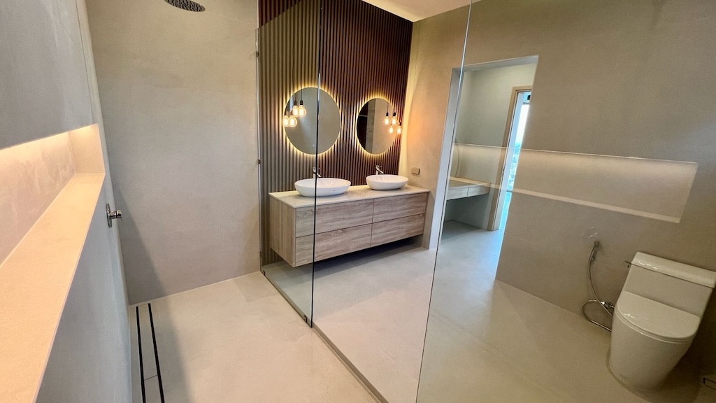 Modern Sea View Villa For Sale in Plai Laem Bathroom