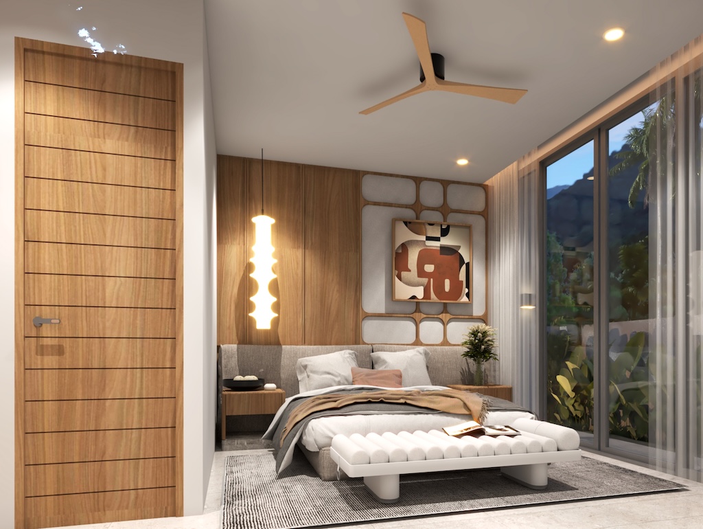 Naga Kiri Villas Lamai Bedroom
