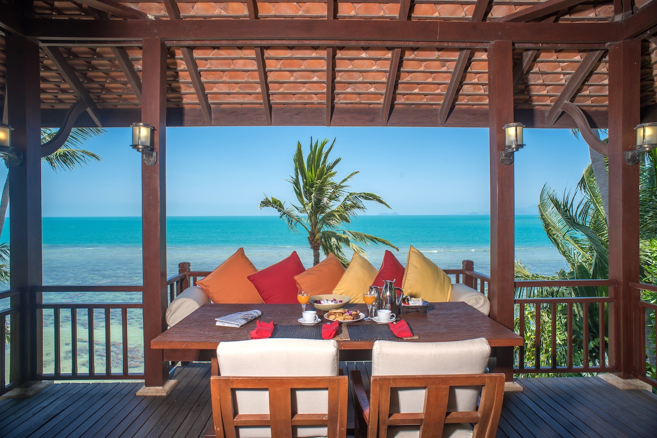 Napasai Beachfront Villa For Sale – image 4 Napasai Beachfront Villa For Sale – Residential All in Koh Samui (photo 4)