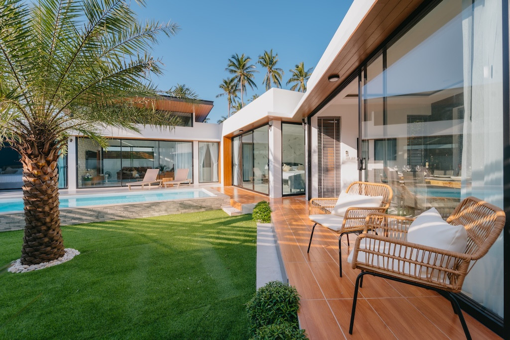 Newly Completed Koh Samui Villa Exterior