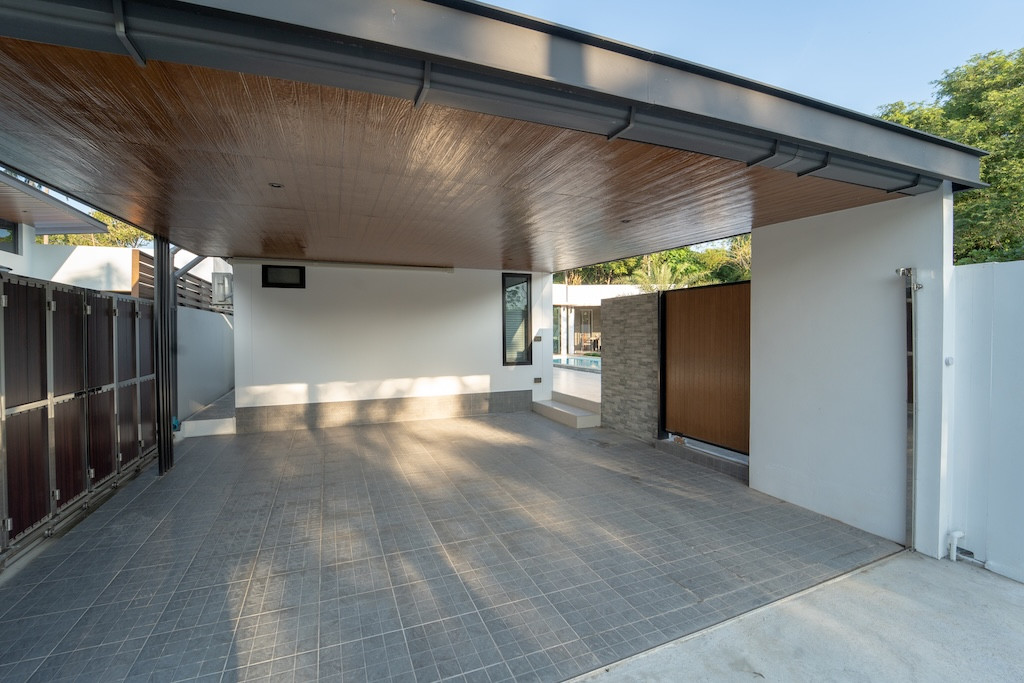 Newly Completed Koh Samui Villa Parking