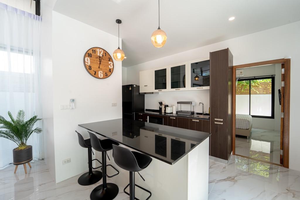 Newly Completed Koh Samui Villa Kitchen