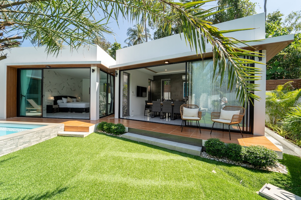 Newly Completed Koh Samui Villa Garden