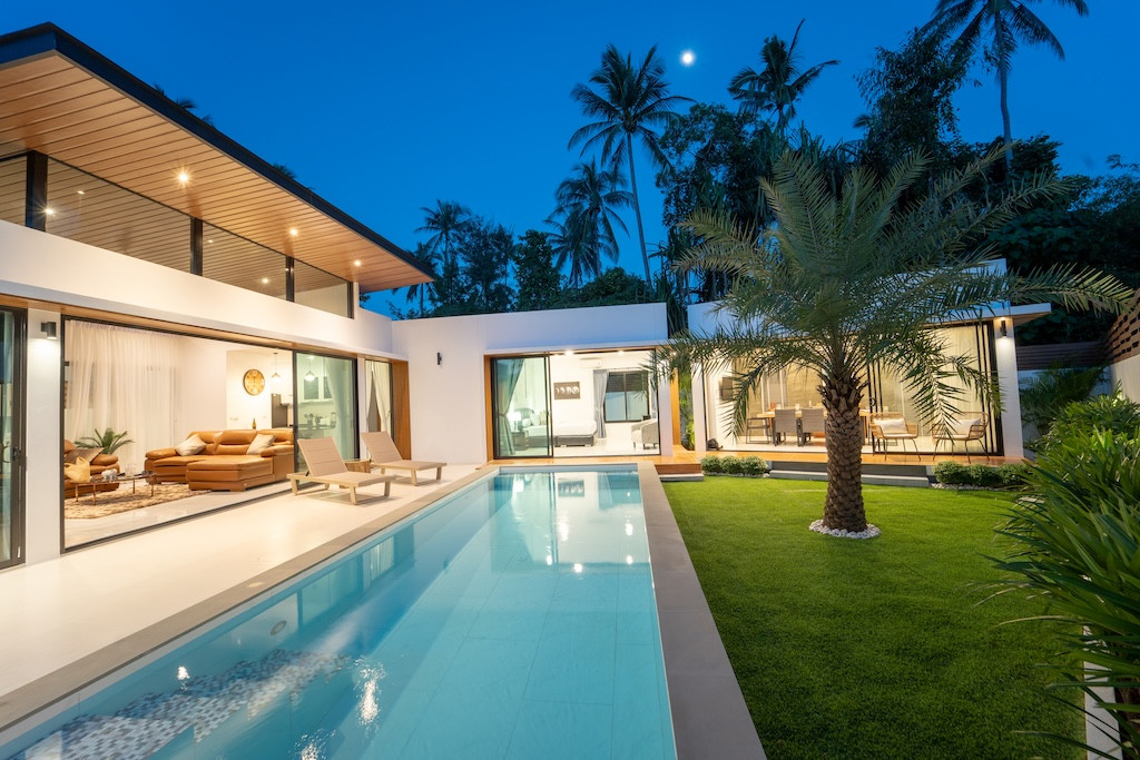 Newly Completed Koh Samui Villa Exterior