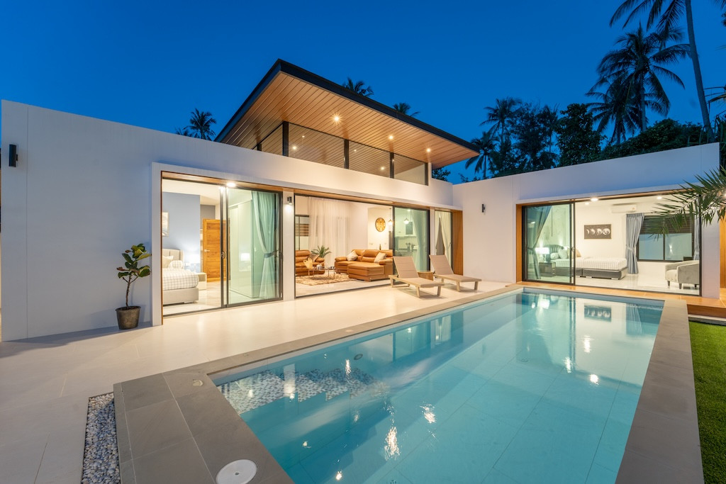 Newly Completed Koh Samui Villa Exterior
