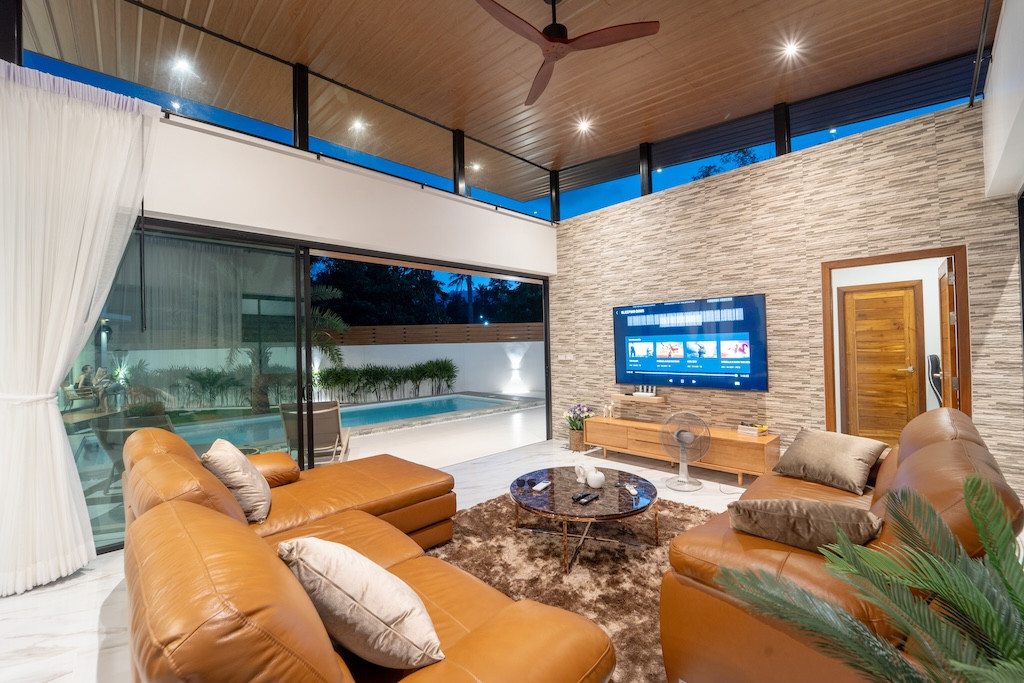 Newly Completed Koh Samui Villa Lounge