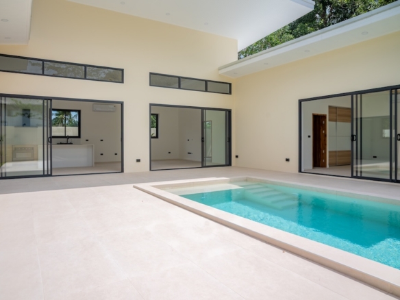 Newly Completed Maenam Villa Exterior