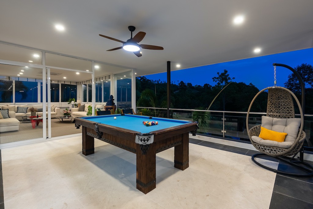 Ocean View Koh Samui Property Pool Table