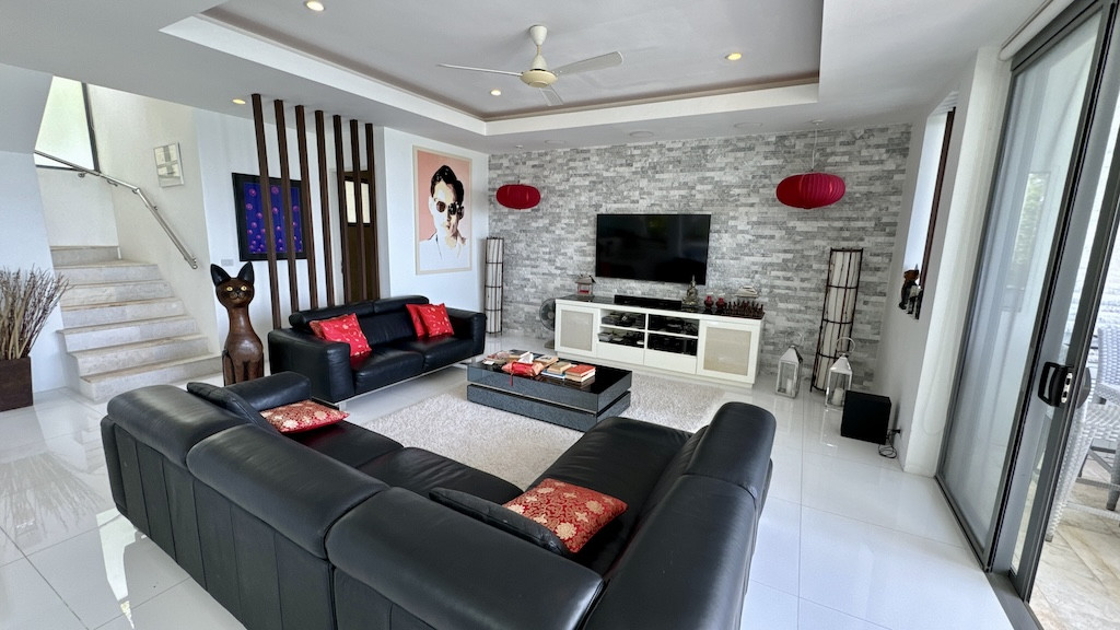 Ocean View Koh Samui Villa Living Area