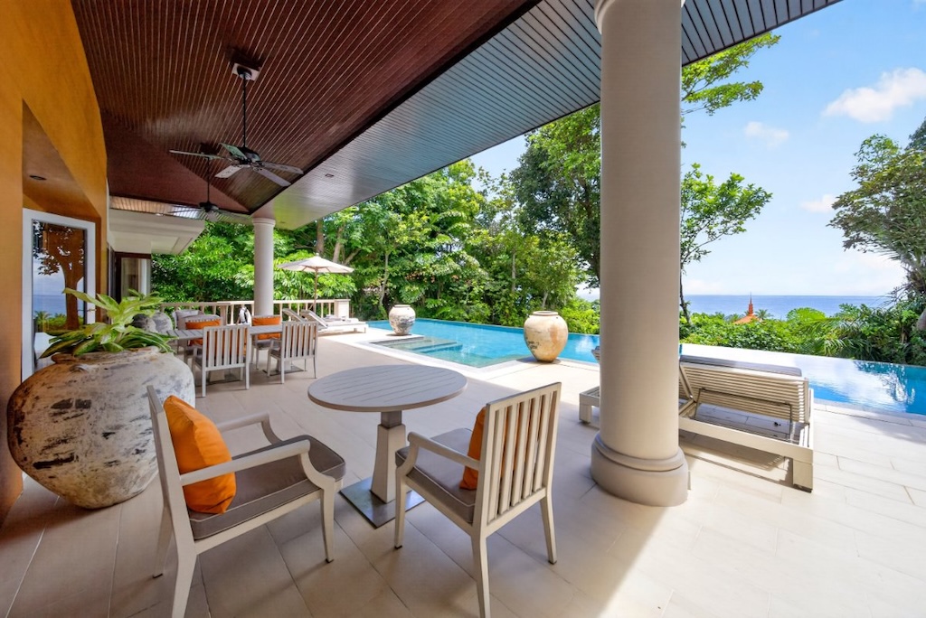Ocean View Phuket Property Outdoor Covered Terrace