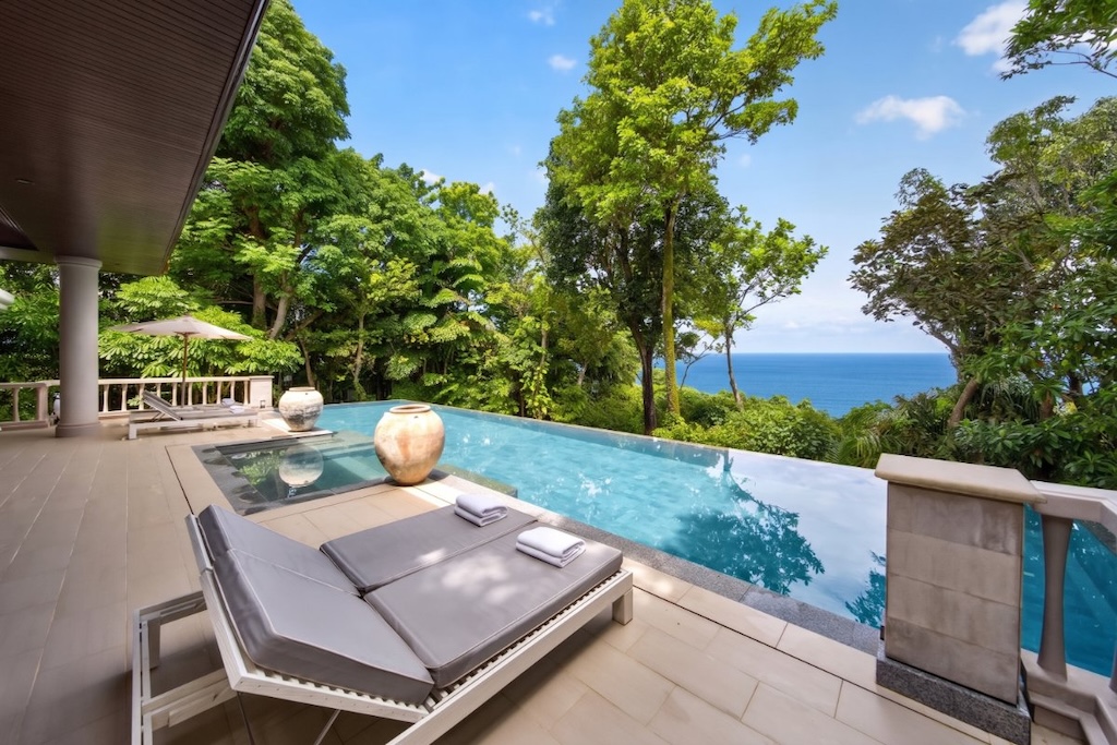 Ocean View Phuket Property Sun Loungers