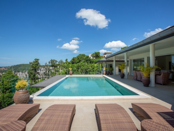 Ocean View Villa Koh Samui pool