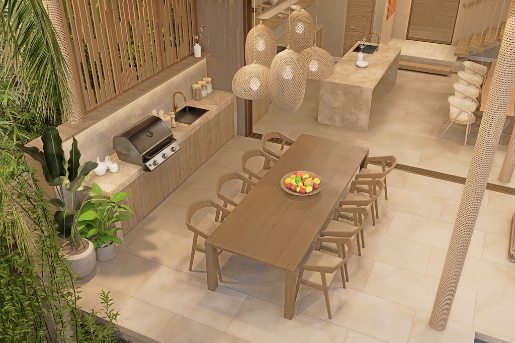 Pacific Noma Villas Outdoor Dining