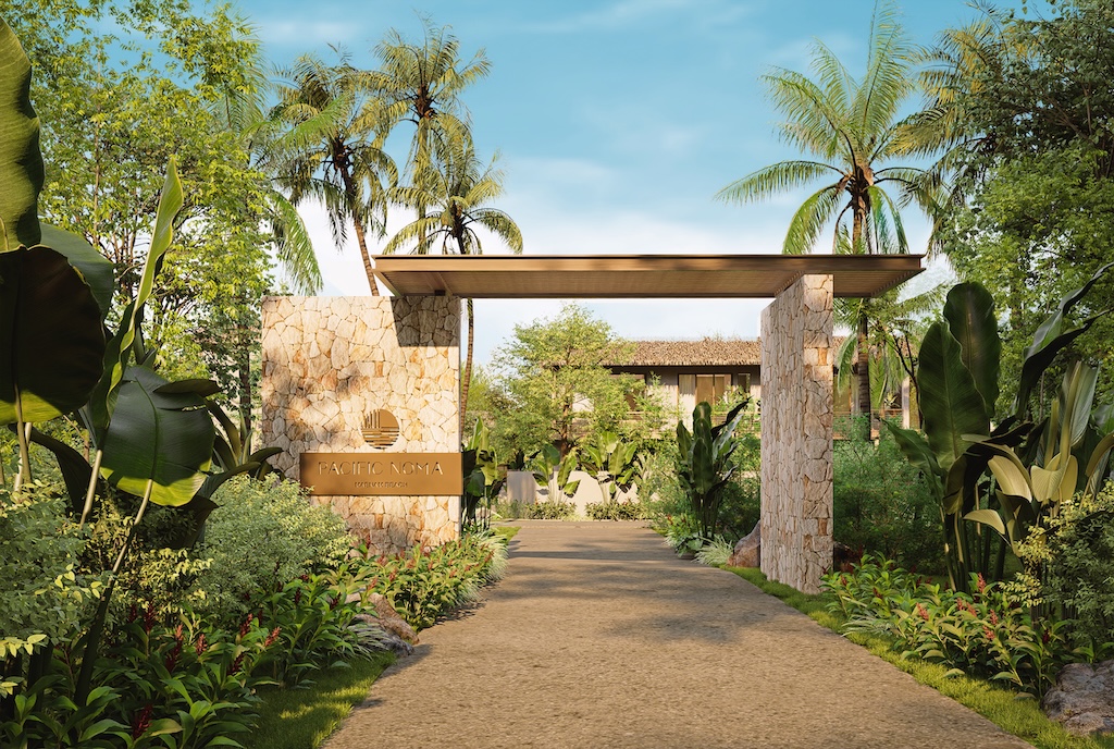 Pacific Noma Villas Site Entrance