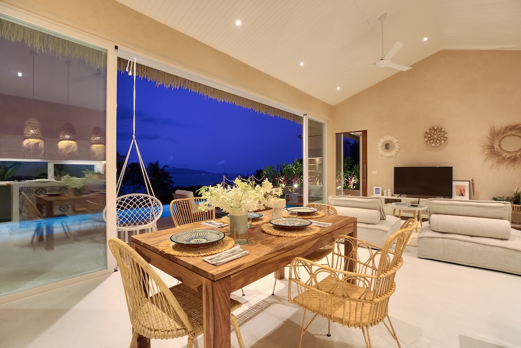 Pacific Palisade Koh Samui Dining Area At Night