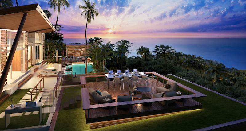 Terrace At Night
