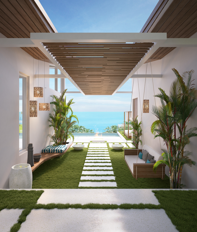 Villa Walkway