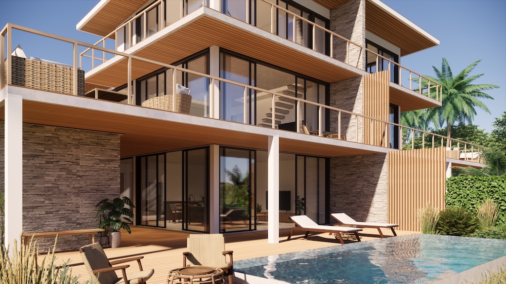Pahili Loft Koh Phangan Duplex Villas Pool