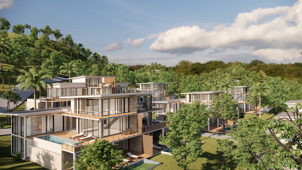 Pahili Loft Koh Phangan Three Bed Site Render