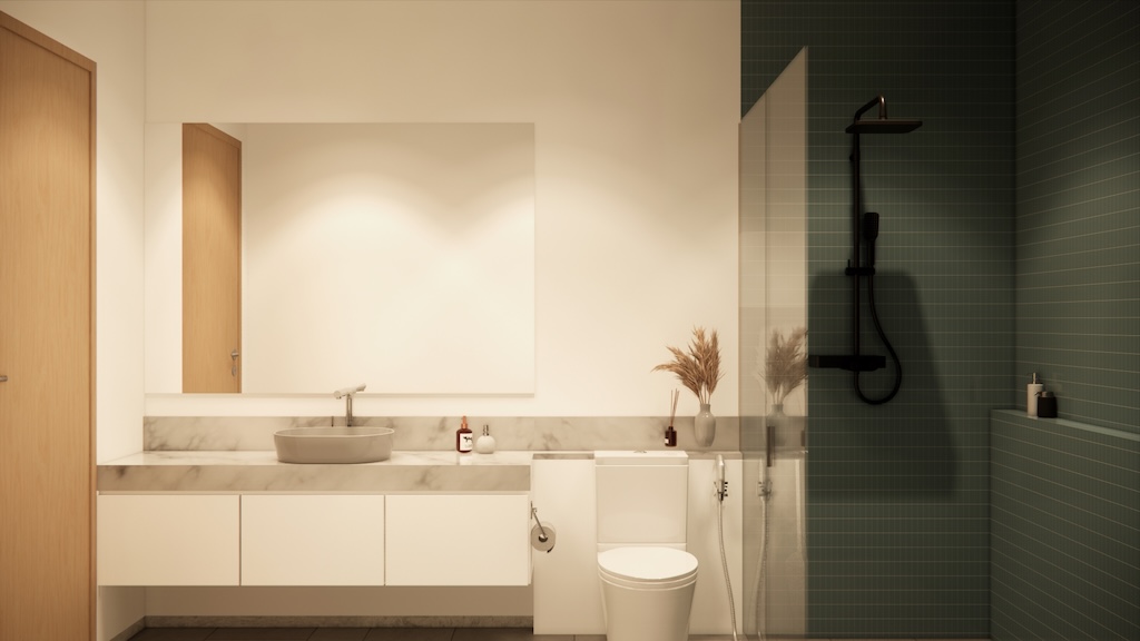 Pahili Loft Koh Phangan Three Bed Bathroom