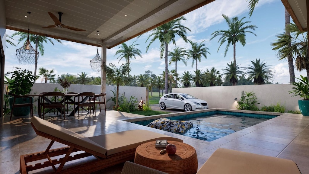 Palm Trees Residence Lamai View