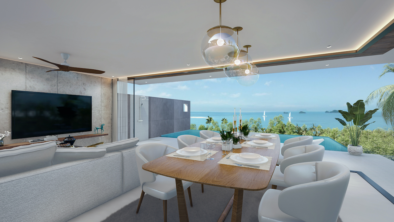 Paragon Villas Living Area