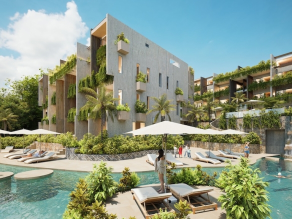 Penhouse Apartments At Azura Resort And Residence Pool