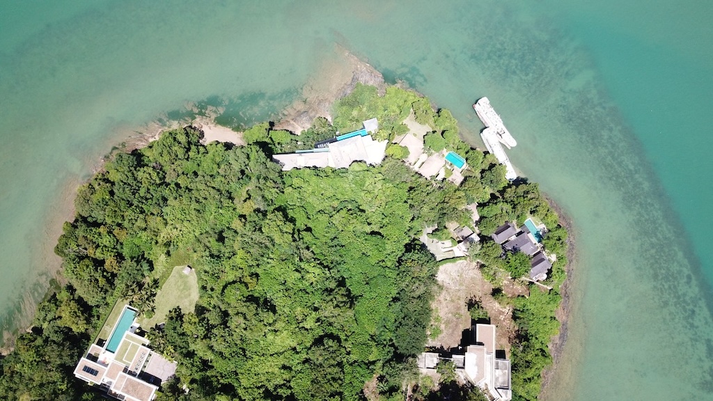 Phuket Oceanfront Land For Sale Aerial