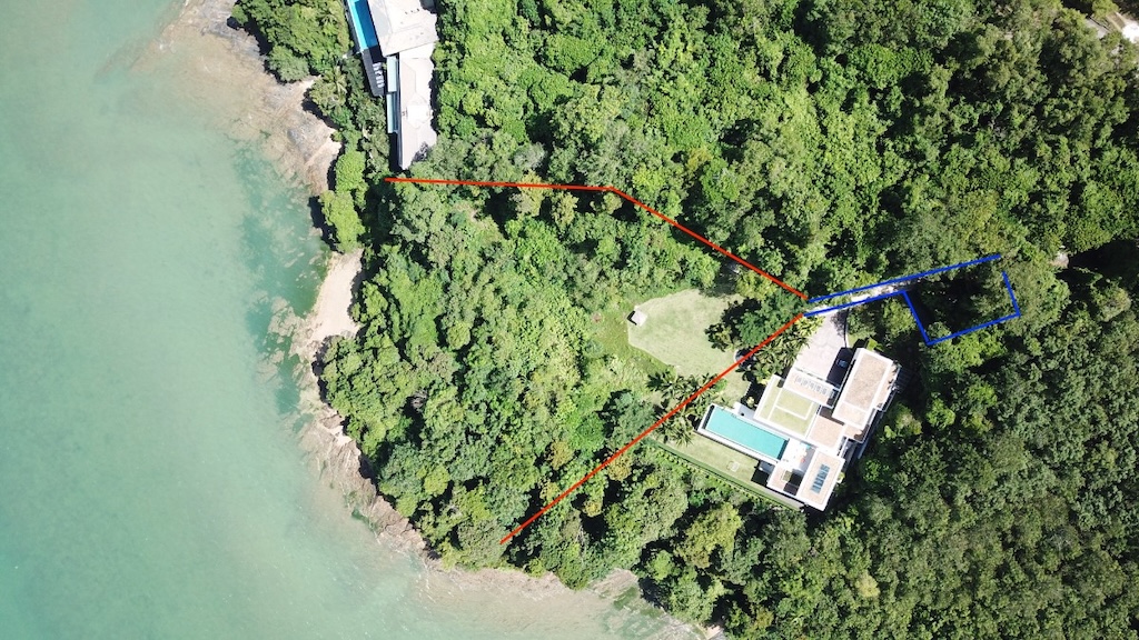 Phuket Oceanfront Land For Sale Outline
