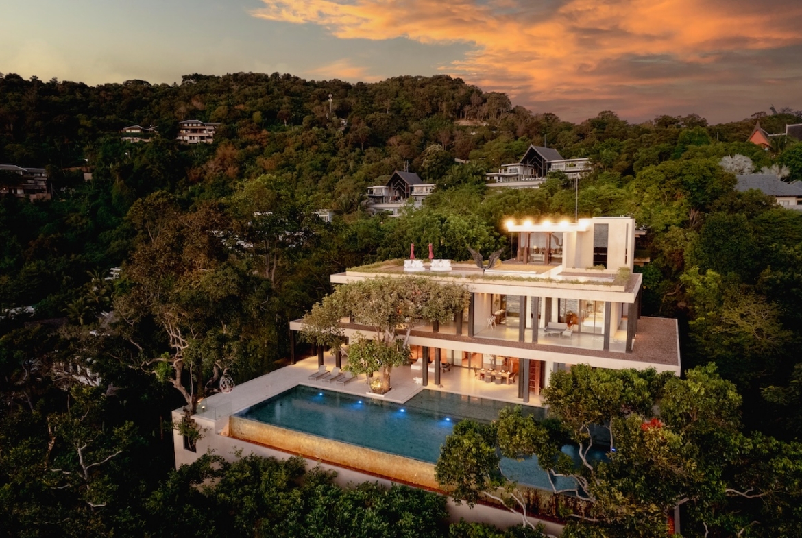 Phuket Oceanfront Property Aerial Exterior