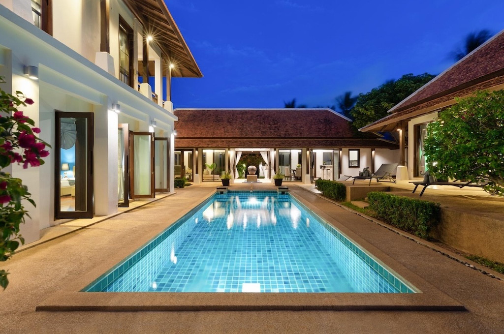 Plumeria Place Villa Koh Samui Pool Night