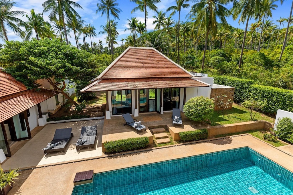 Plumeria Place Villa Koh Samui BEdroom Pavilion