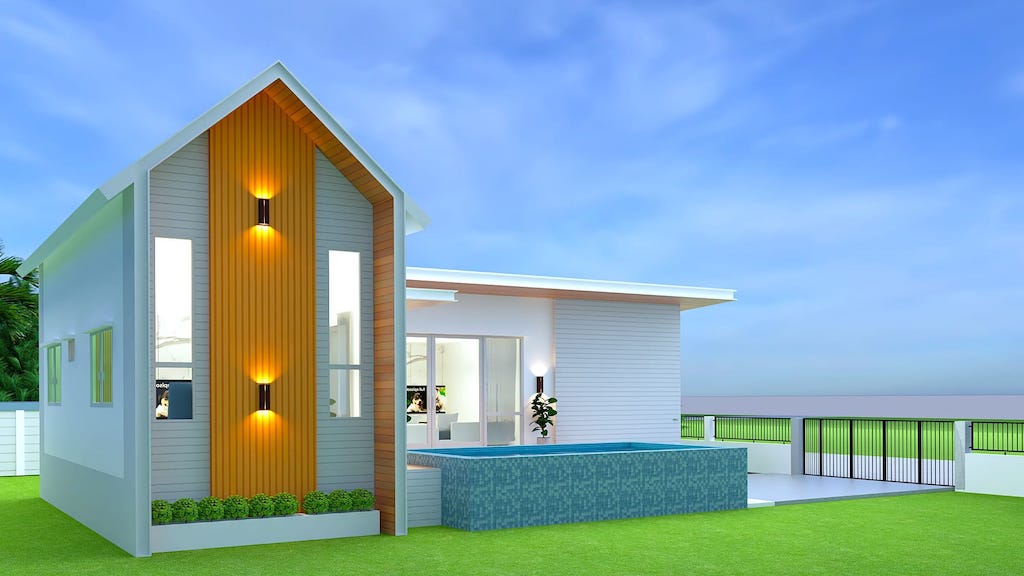 Pool Villa Samui Rendering