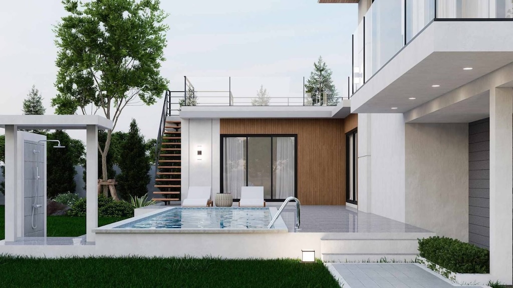 Pool Villas In Koh Samui Maenam Poolside Terrace