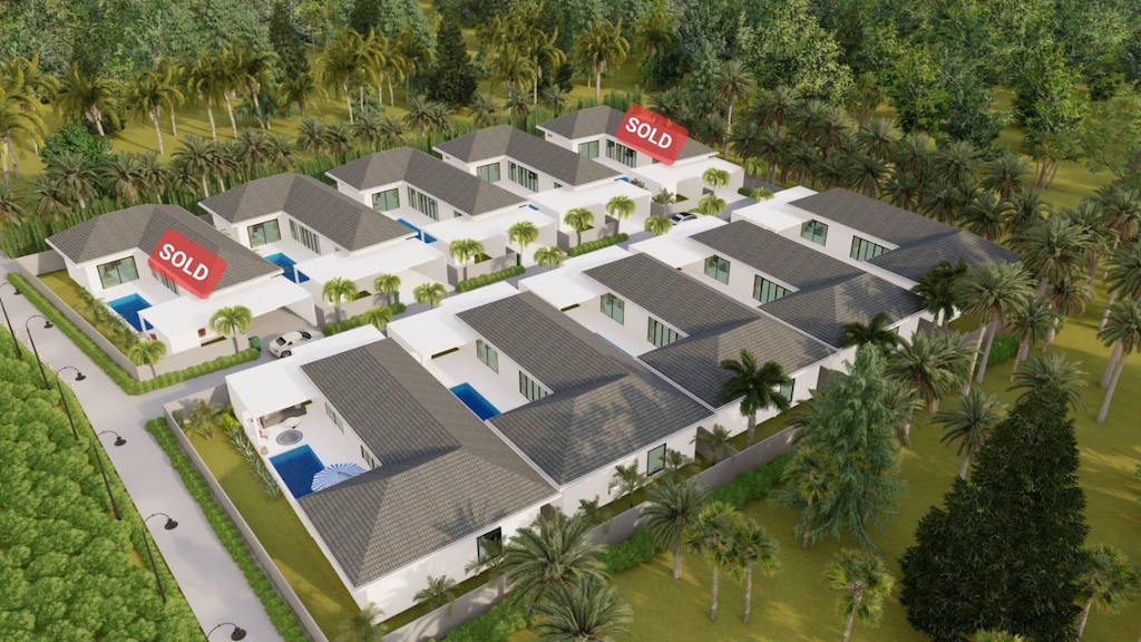 Pool Villas In Lamai Koh Samui Site Plan