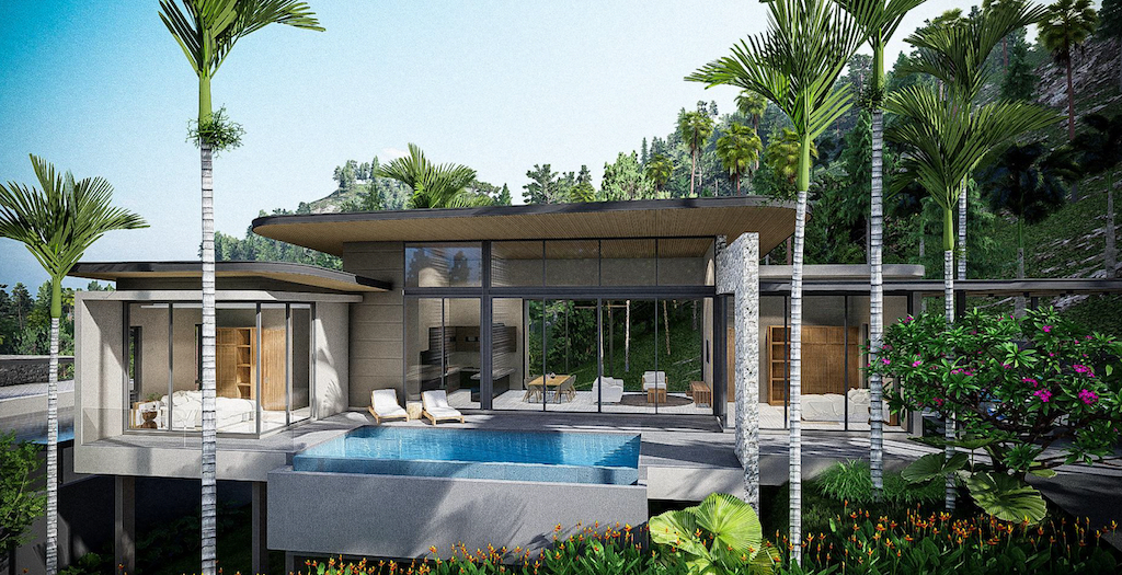 Pool Villas In Maenam Koh Samui Exterior Front