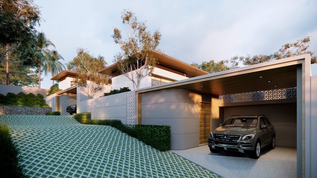 Pool Villas Maenam Parking Bay