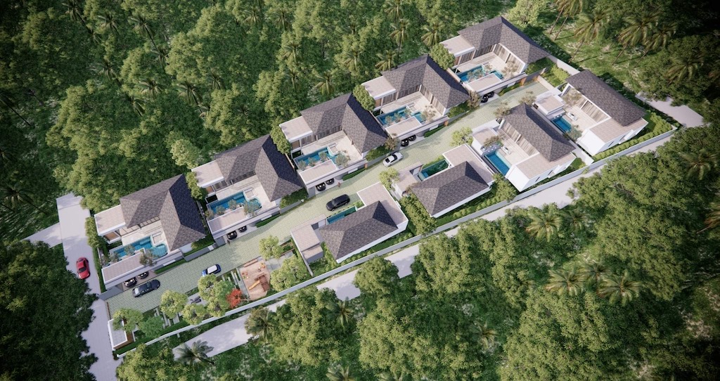 Pool Villas Maenam Site Plan
