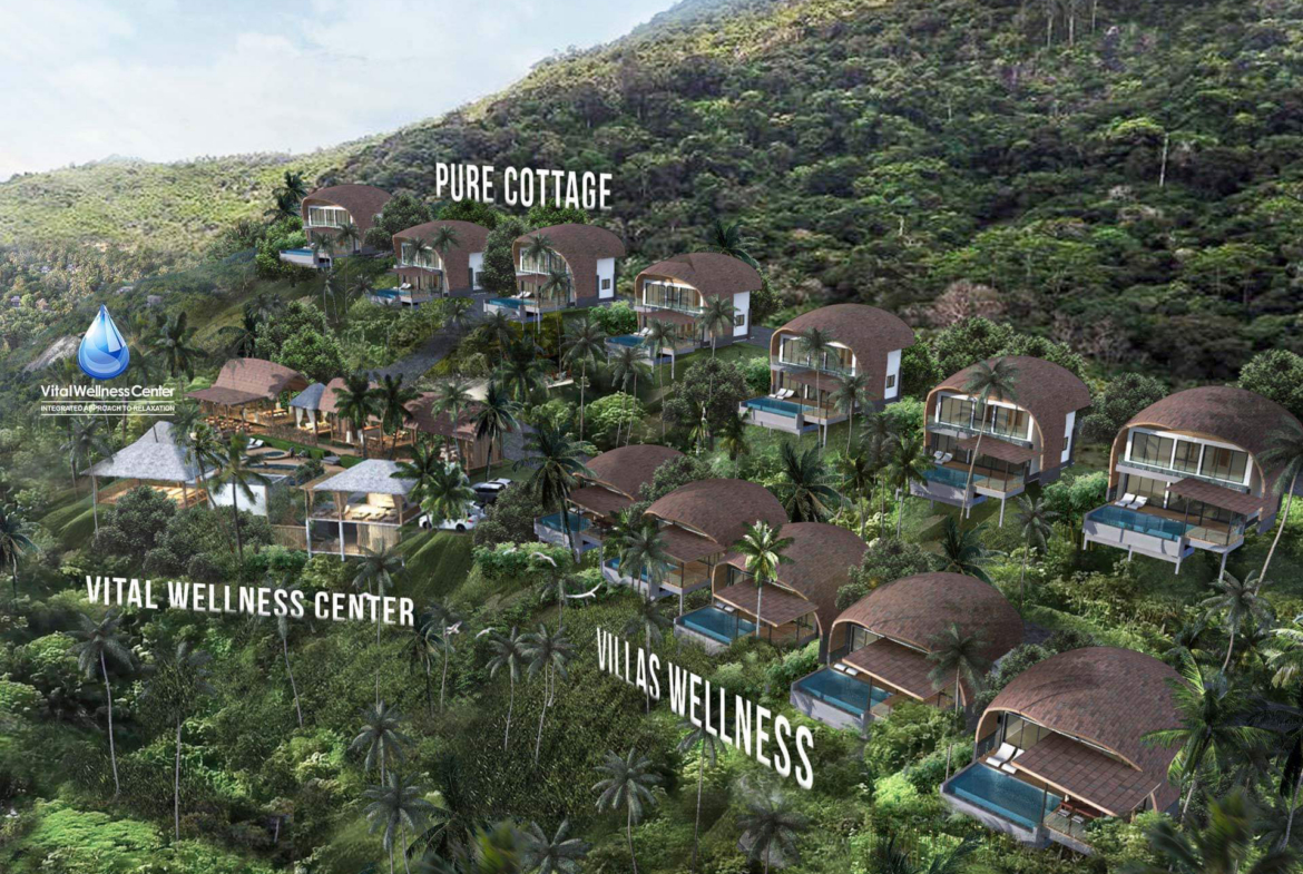 Pure Cottages Aerial Plan