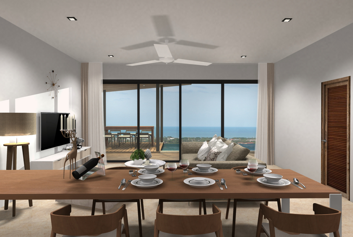 Pure Cottages Ko Samui Living Area
