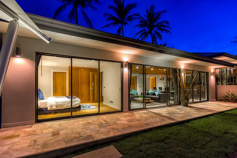Villa Exterior Night