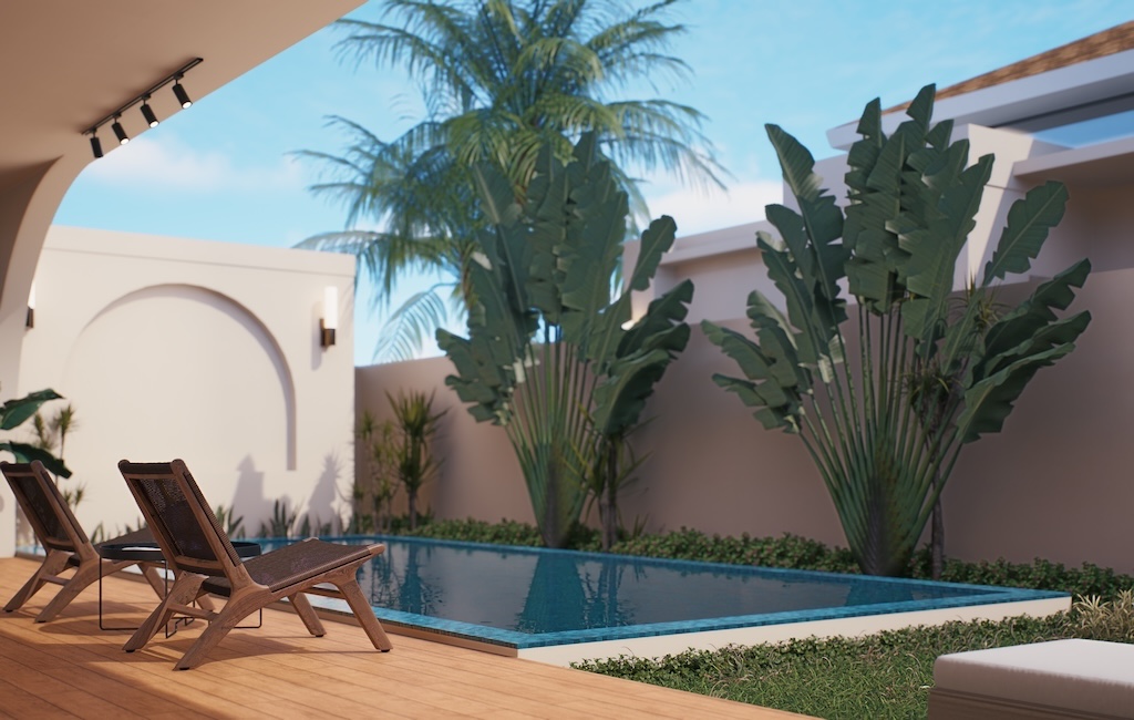 Sacarat Villas Koh Samui Pool Terrace