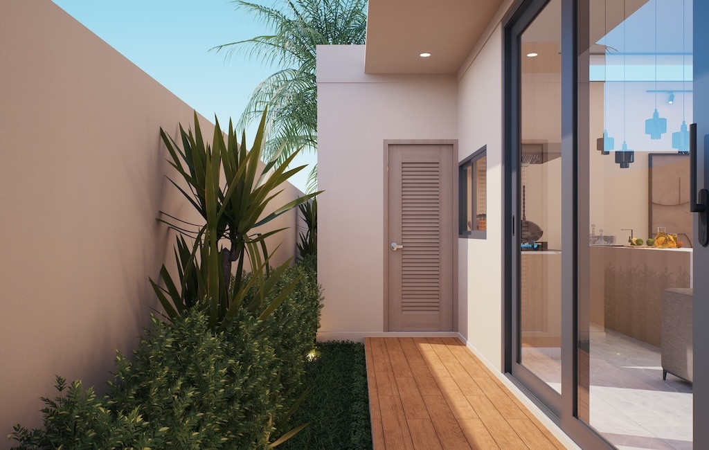 Sacarat Villas Koh Samui Rear Terrace