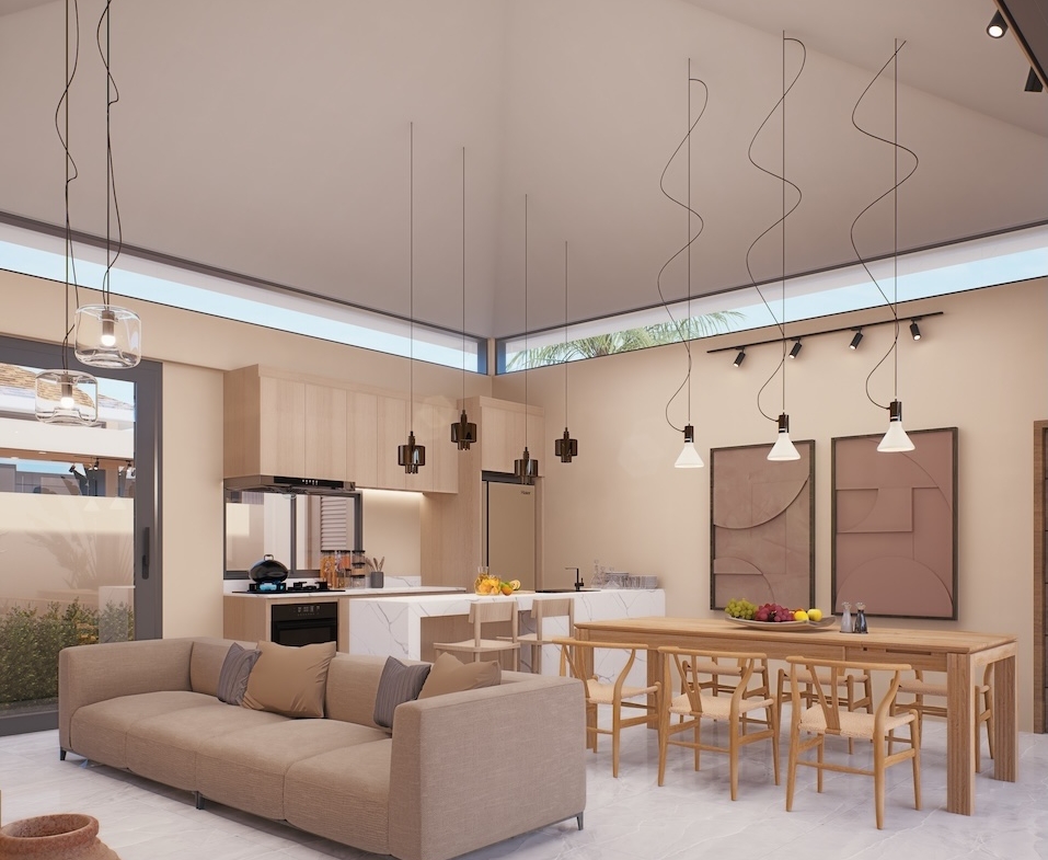 Sacarat Villas Koh Samui Living Area