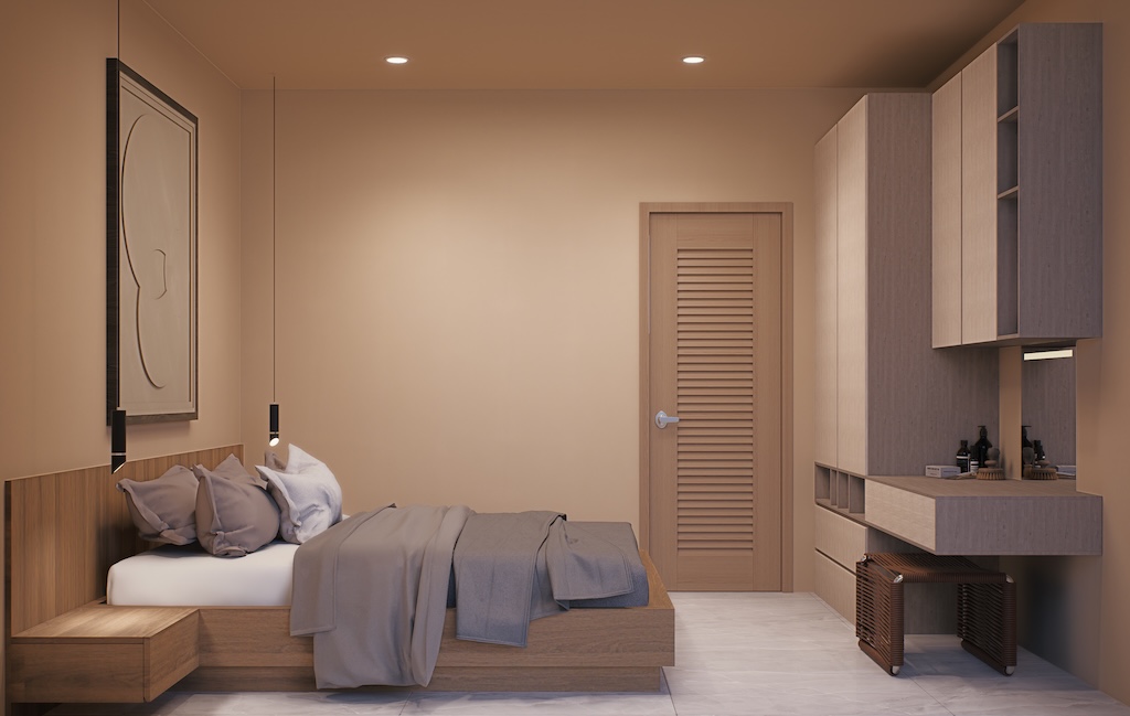 Sacarat Villas Samui Bedroom