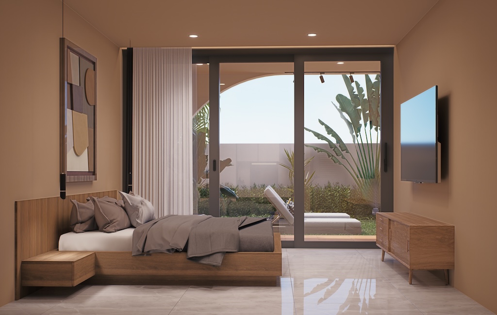 Sacarat Villas Samui Bedroom