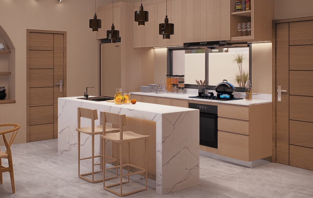 Sacarat Villas Samui Kitchen