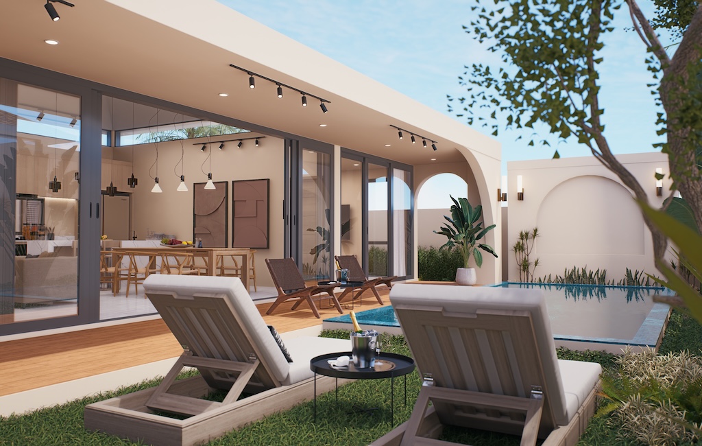 Sacarat Villas Samui Sun Loungers
